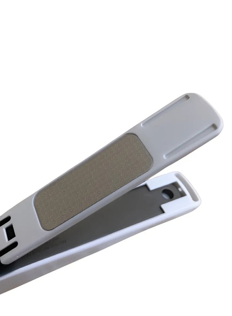 Kai Nail Clipper White 3 Functions 562LK-0331 – Stainless Steel Blade, Built-in Nail File & Catcher Case, Made in Japan - Image 5