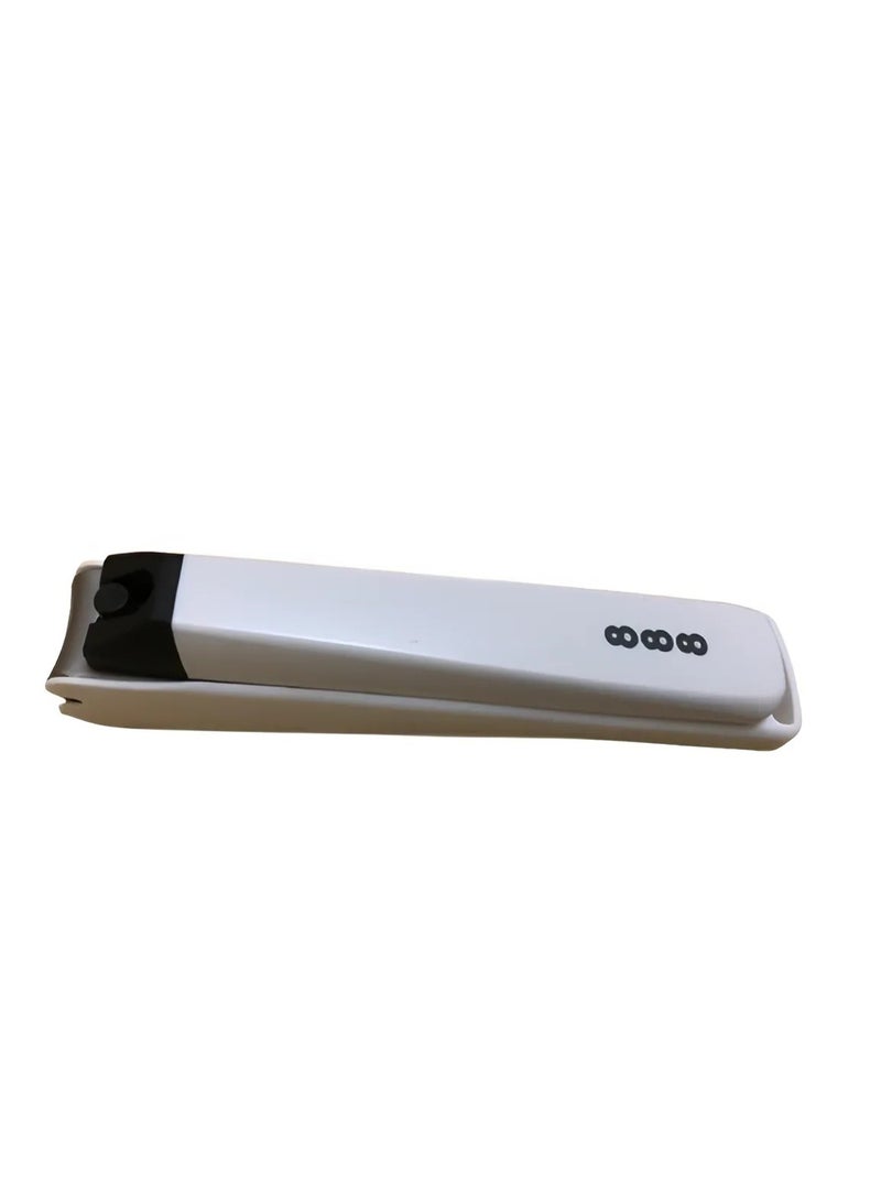 Kai Nail Clipper White 3 Functions 562LK-0331 – Stainless Steel Blade, Built-in Nail File & Catcher Case, Made in Japan - Image 1
