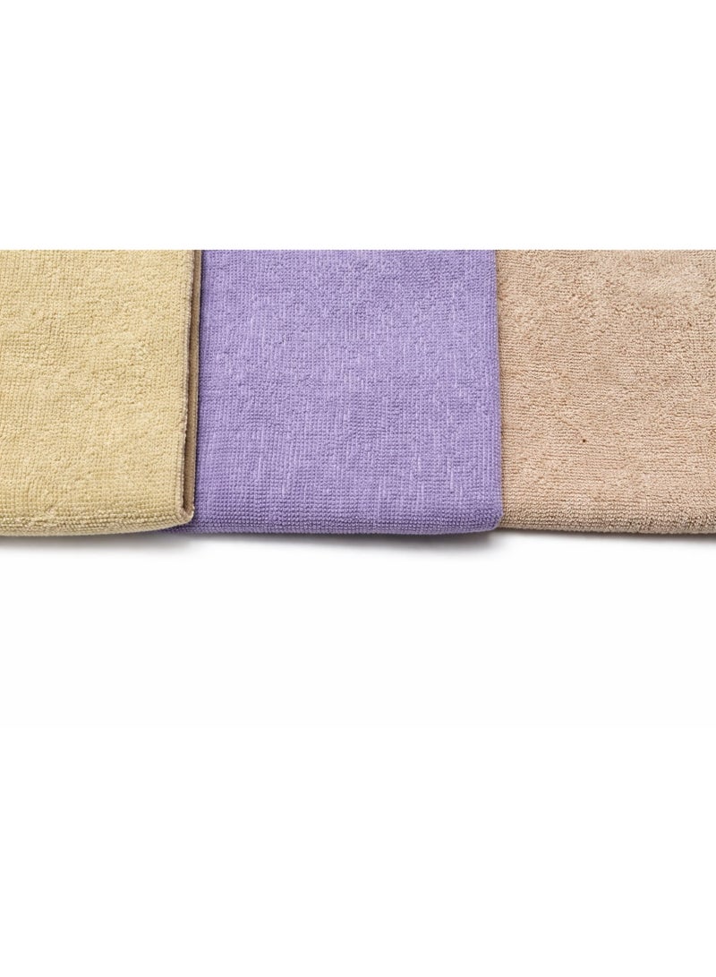 High-quality cotton towel set, 40x60 cm, 3 pieces - Image 3