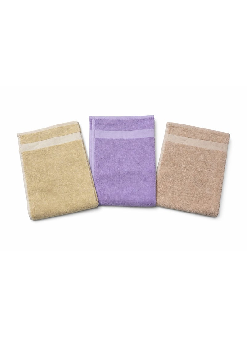 High-quality cotton towel set, 40x60 cm, 3 pieces - Image 2