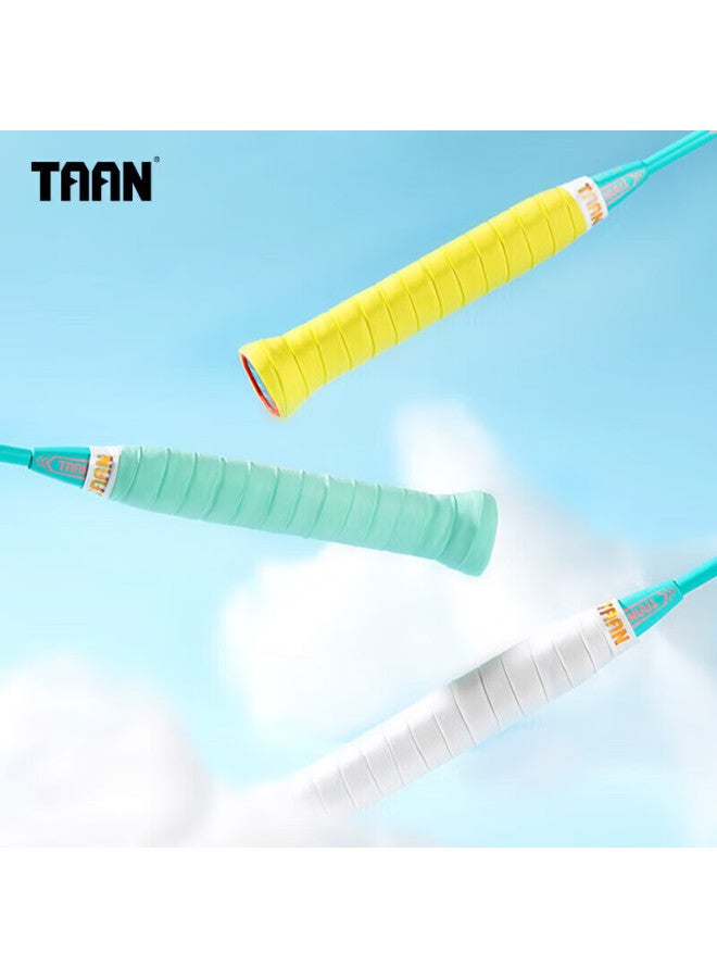 Taan Badminton Grip Tape, Flat Micro-adhesive, Sweat-absorbing, Breathable, Cloud-like Grip Tape, H19 Ti Lan, Three-pack - Image 5