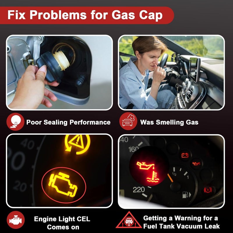 YITHSWAY Gas Cap Fuel Cap GT261 for Buick, Cadillac, Chevy, GMC, Oldsmobile, Pontiac, Isuzu, and Saturn - Image 3