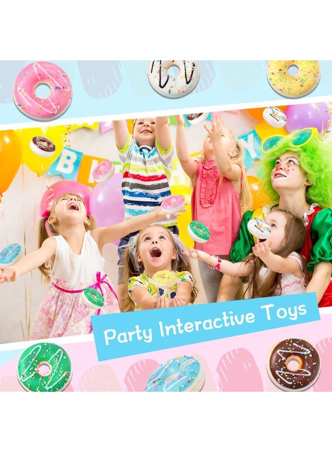 Herdear 20 Pack Rainbow Donut Stress Balls, Stress Relief Donuts Foam Donut Party Favors Fun Stress Balls Donut Fidget for Shop Decorations Birthday Party Games Supplies Boys Girls Adults - Image 3