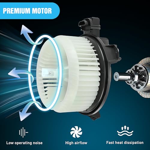 Nilight HVAC Heater Blower Motor Fan Fit for Honda FIT 2009 2010 2011 2012 2013 2014, AC Heated Fan Blower Motor Replaces 700247 615-50209 79310TF0G01 79310-TF0-G01 - Image 2