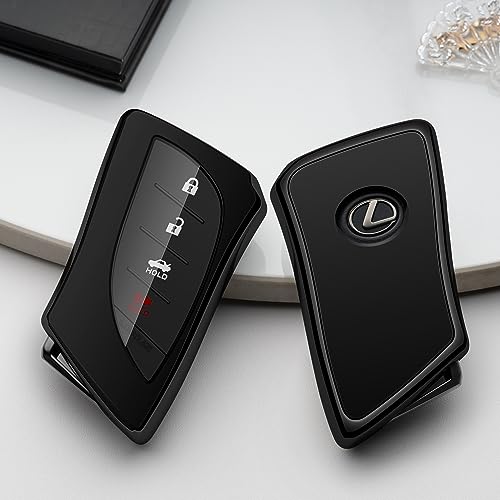 Tengare Lexus Key Fob Cover 2024 2023 Car Key Protector Case Holder ES250 ES300h ES350 GX550 LC500 LC500h LS500 LS500h LX600 NX250 NX350 NX350h NX450h+ RX350 RX350h RX450h+ RX500h Accessories - Image 4