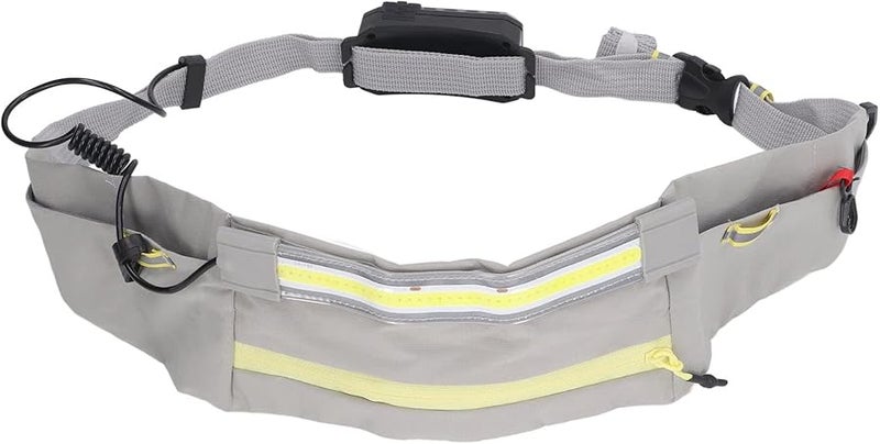 COB LED Belt Light 5 Modes Breathable Waist Bag Light for Night Hiking Fishing - Image 1