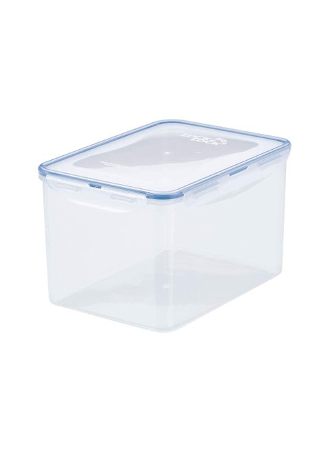 Locknlock Hpl827 Food Container, Clear Blue, W 9.3 X H 6.6 D 5.9 Cm, 4.5 Liter, Rectangular, Polypropylene