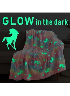 FASHION HOME Kids Glow in The Dark Blanket Soft Throw All Seasons for Couch Sofa Bed 150 x 120cm  - Image 3
