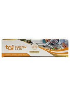 Tru tru Cling Film-30cmx1kg - (Core 250) 1x6 Rolls 