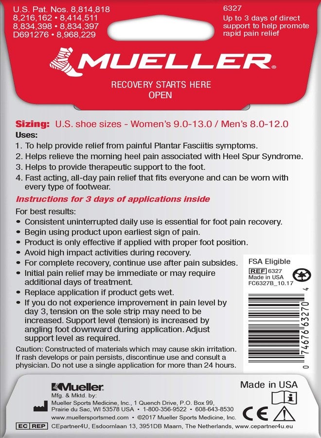 MUELLER PF TAPE SYSTEM FOR PLANTAR FASCITIS:26337 - Image 2