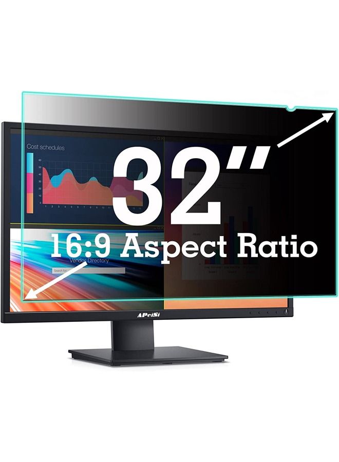 Taimi 32" Laptop High Quality Privacy Wide Screen Filter For 32" 16:9 Aspect Ratio 698*392mm