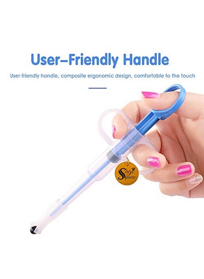 Sage Square Nursing Milk Feeding Tablet Pill Feeding Kit Syringe For Food, Water, Medicine Cats & Dogs, Puppy & Kitten Small Pets (Red) (Pack Of 1) - Image 3