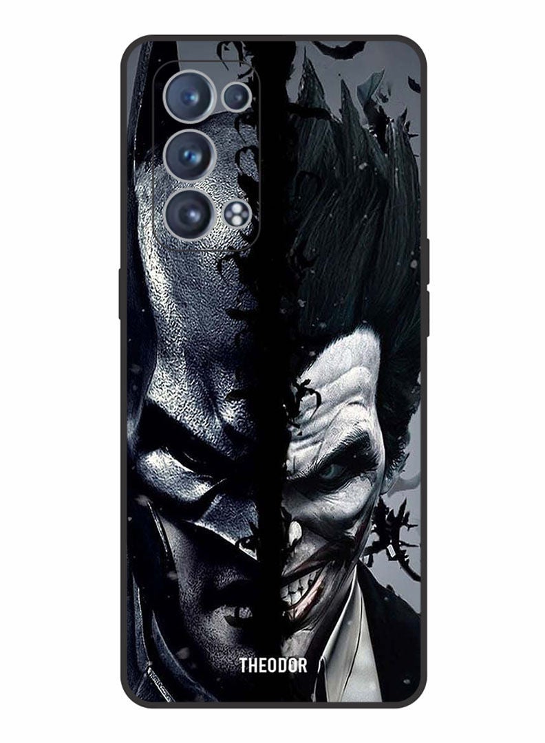 Theodor Protective Case Cover For OPPO RENO 6 PRO PLUS 5G  Batman & Joke_r - Image 1