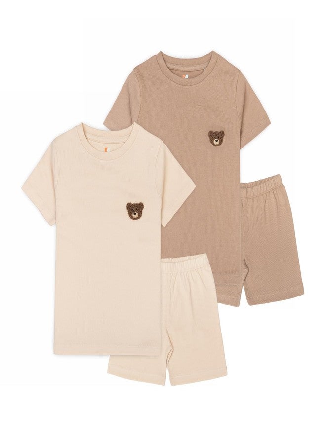 Kolorkode Baby Cotton T-Shirt & Shorts Set for Boys & Girls | Soft Breathable Summer Outfit | Infant Toddler Casual Two-Piece Clothing Set - Image 1