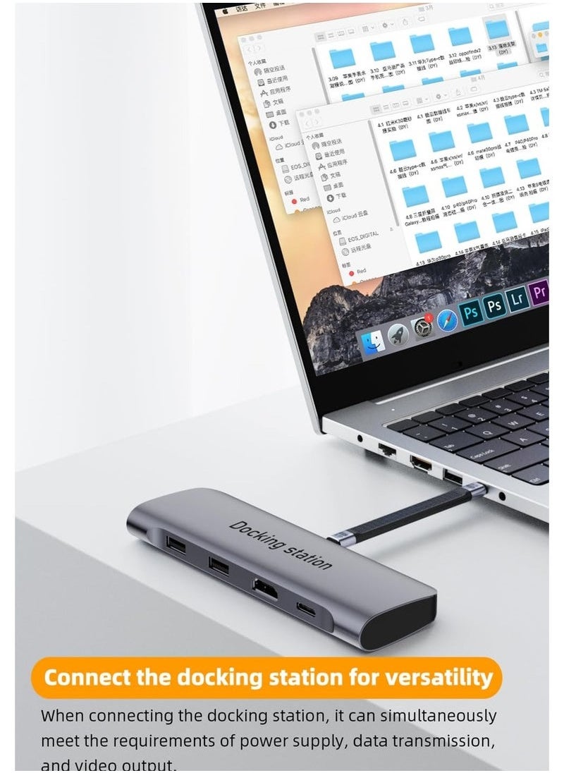 Short USB C Cable 5.3 inch, USB C to Type C 240W Fast Charging USB 4 Cable Supports 8K HD Display, 40Gbps Data Transfer for Thunderbolt 4/3, Laptop, Tablet, Phone and More  - Image 5