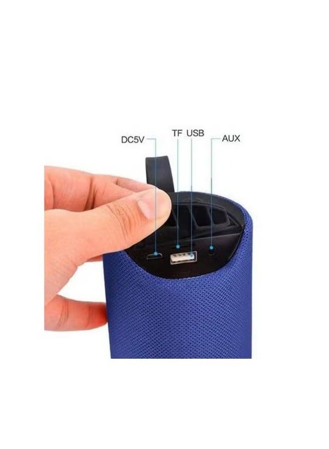 مكبر صوت محمول بخاصية البلوتوث طراز TG113 أسود/أزرق - Image 4