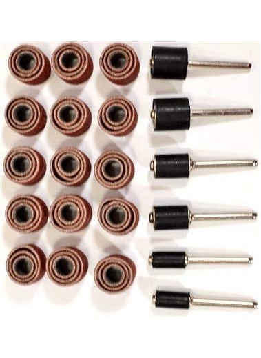 YADAV YADAV 51Pcs Set Sanding Drum Rotary Tool Rubber Mandrel Bands Sleeves Kit Durable for All Types of Surface Preparation and Finishing Work  - Image 1