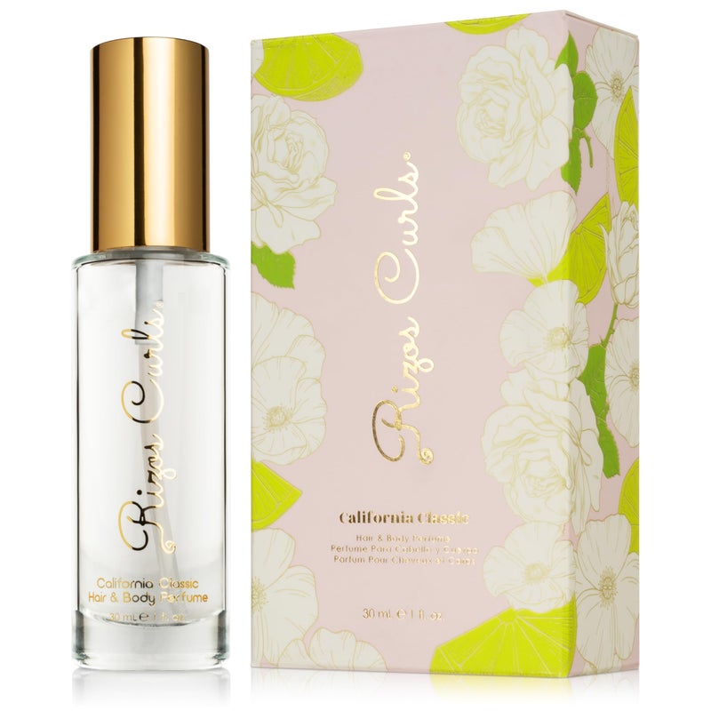 Rizos Curls California Classic Hair & Body Perfume. Fragrance Mist, Non Drying and Long Lasting, Natural Safe Ingredients, Vegan and Cruelty Free - Image 1