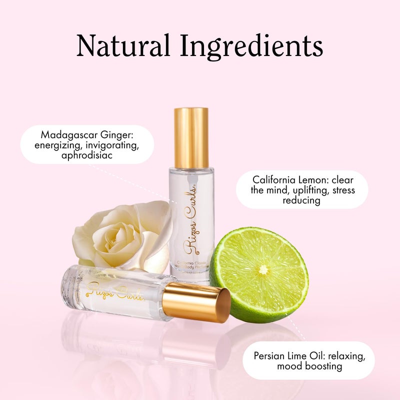 Rizos Curls California Classic Hair & Body Perfume. Fragrance Mist, Non Drying and Long Lasting, Natural Safe Ingredients, Vegan and Cruelty Free - Image 4