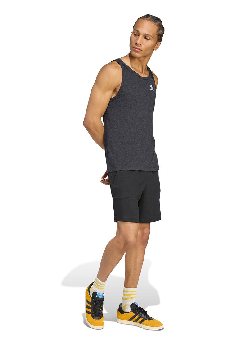 adidas Originals Essential Trefoil Waffle Shorts  - Image 5