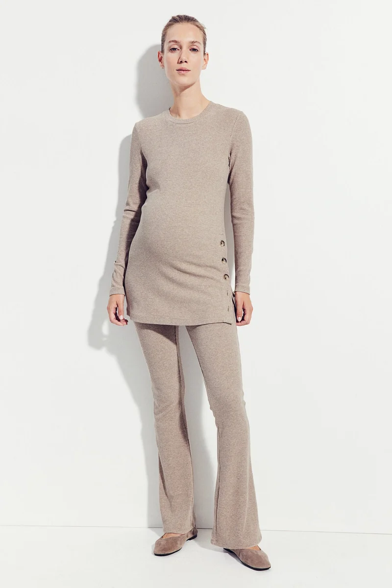 H&M Mama Ribbed Top