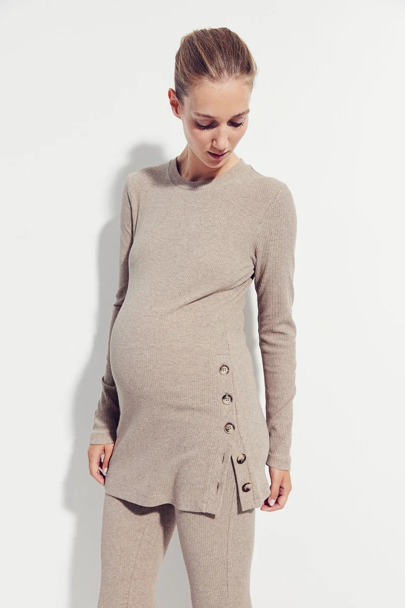 H&M Mama Ribbed Top