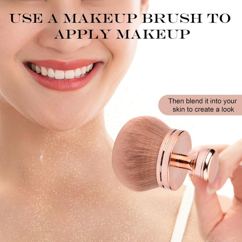 Multifunctional Body Brush Blackening Brush, Soft Brush Blush Brush Beauty Tool - Image 4