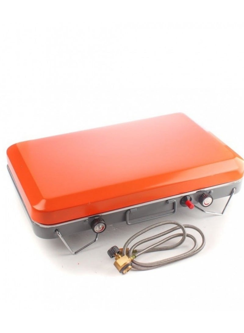دي إل سي  موقد غاز بشعلتين للرحلات DLC-38455 - Image 3