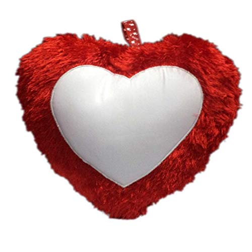 SHRI KRISHNA Heart Red Fur Pillow PersonalizedCustomized Photo Print PillowCushion Pillow Valentine Day Anniversary Key Chain Free Krishna Standard - Image 5