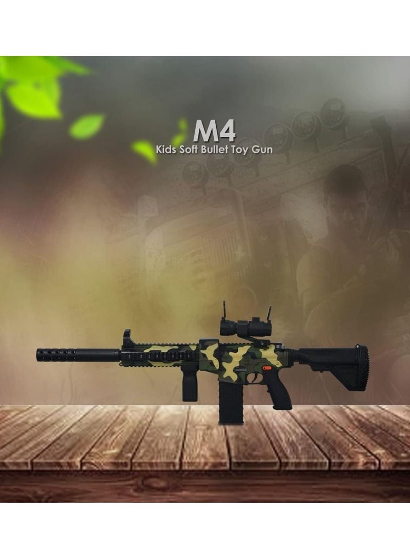 Alissa M416 Soft Bullet Toy Gun for Kids Ã¢â¬â Camouflage Foam Dart Blaster with Safe Bullets | Cool Gift for Boys & Girls - Image 4