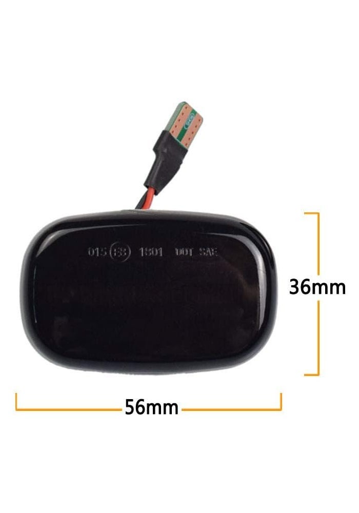 QASULER Dynamic Light Side Marker Turn Signal Lights - Image 2