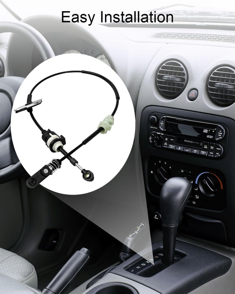 HUQUZN Transmission Shift Cable Fits for Jeep Liberty 2006-2012 Dodge Nitro 2007-2011, Reliable Gearshift Control Lever Selctor Cable Replace 52109781AF - Image 4