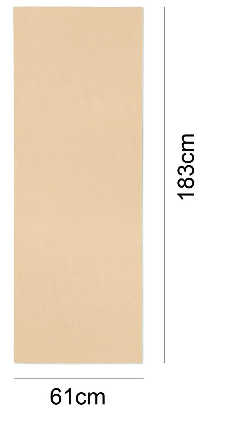 IRIS آيريس فيتنس - حصيرة يوغا PVC قوية (تزن 900 جرام) ، 183 سم × 61 سم × 4 مم (بوتيرميلك) - Image 4