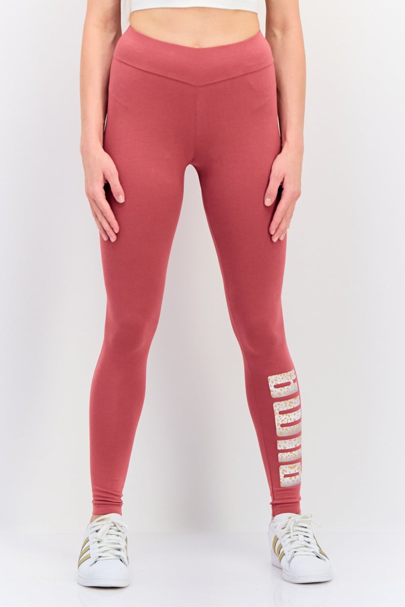 PUMA سراويل تدريب رياضية للنساء، سحب على الجسم، لون موف داكن - Image 1