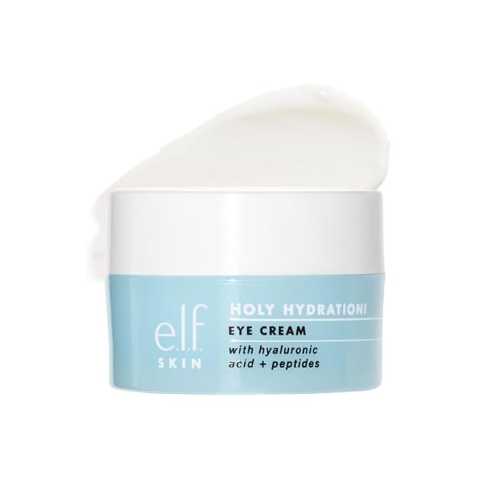e.l.f. SKIN Holy Hydration! Eye Cream, Rich Hydrating Eye Cream For Minimizing Dark Circles, Infused With Hyaluronic Acid, Vegan & Cruelty-free