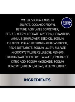 NIVEA MEN Nivea Men Deep Clean Rock Salts Body Wash, Exfoliating Rock Salt Body Wash, 3 Pack of 16.9 Fl Oz Bottles  - Image 5