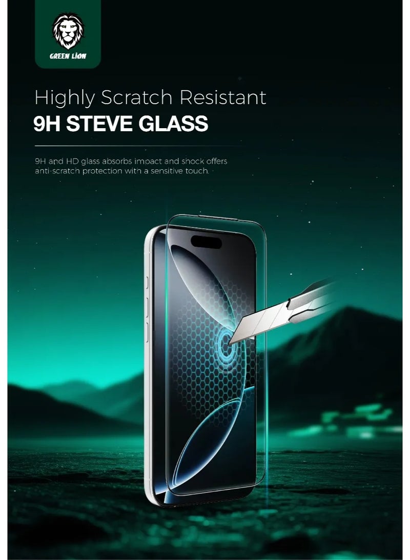 GREEN LION 4-in-1 Protection Pack for iPhone 17 Pro, Anti-Shock Case, Anti-Fingerprint Camera Lens, Scratch-Resistant Glass, Super Magnetic Ring Clasp, 360° Comprehensive Protection Case, Anti-Yellowing Case, Anti-Scratch Camera Lens, Multiple Angle Adjustable Ring Clasp, Skin-Friendly - Clear - Image 5