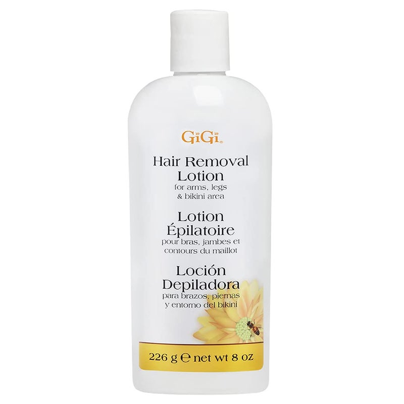 GiGi Hair Removal Cream for Face â€“ Gentle Hair Removal Lotion for Women's Arms, Legs & Bikini Area, Hair Remover for Sensitive Skin, 8 oz - Image 1