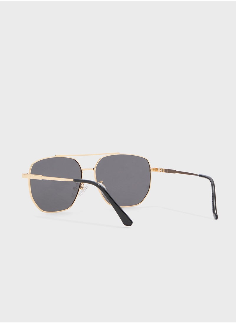 Robert Wood Polarized Lens Club Master Sunglasses  - Image 2
