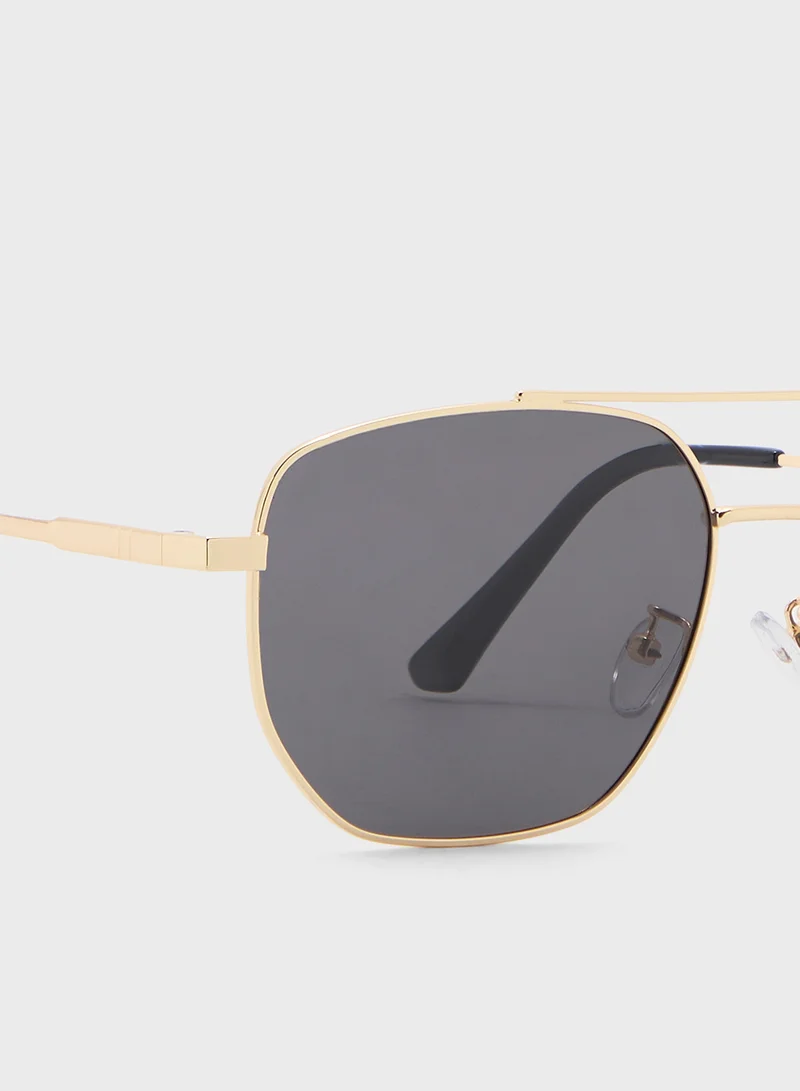 Robert Wood Polarized Lens Club Master Sunglasses