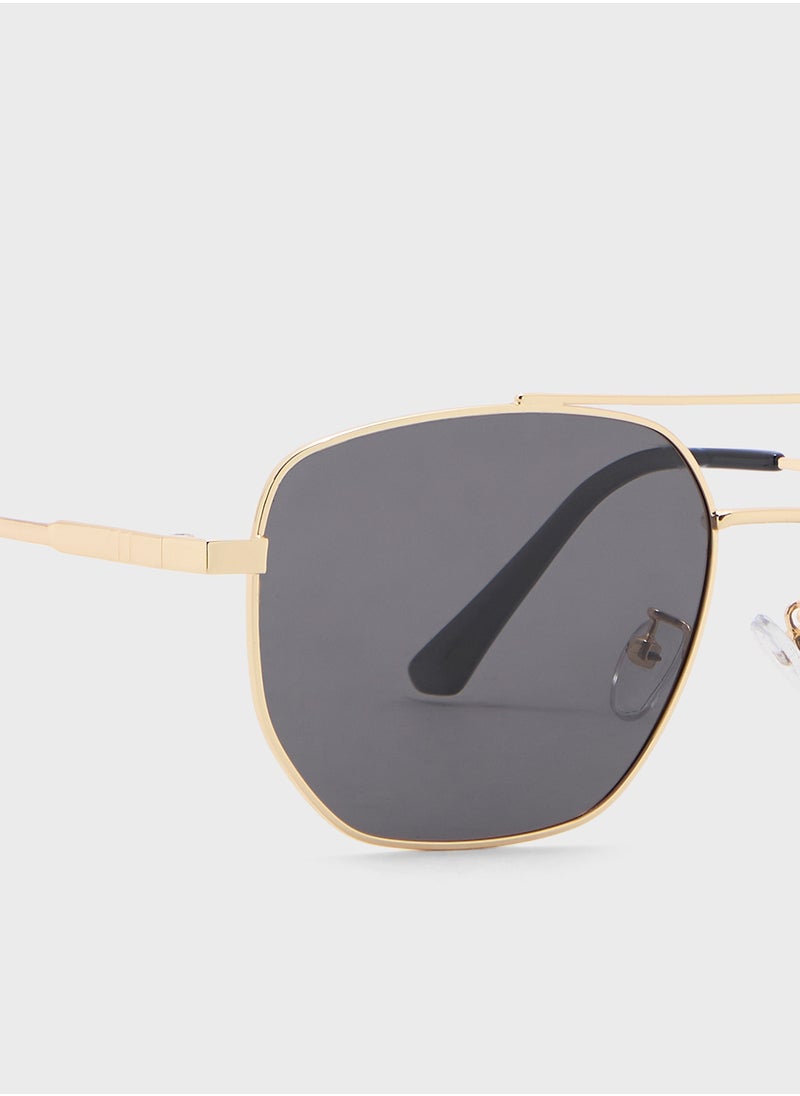 Robert Wood Polarized Lens Club Master Sunglasses  - Image 3