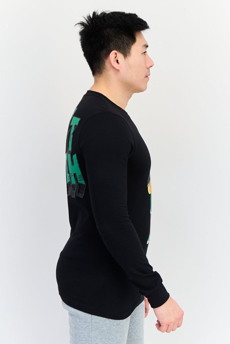 PUMA Men Slim Fit Long Sleeves Outdoor T-shirt, Black - Image 2