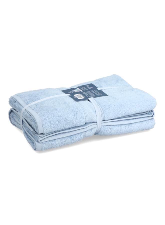 REVE 2-Piece Reyna Bath Towel Set Light Blue 70 X 140Cm Pi1037-Pd457-Bb3 - Image 2