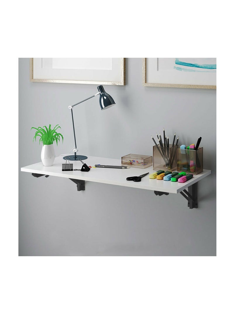 Home Gallery - مكتب قابل للطي مثبت على الجدار 90 × 50 سم أبيض - Image 1