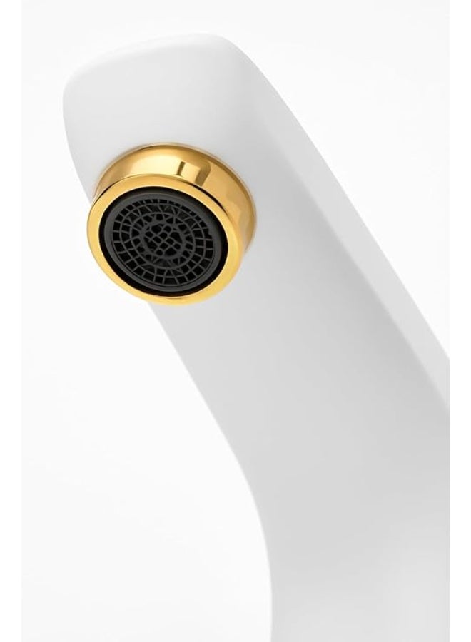 جي أس خلاط مغسلةابيض*زهبى - Image 3