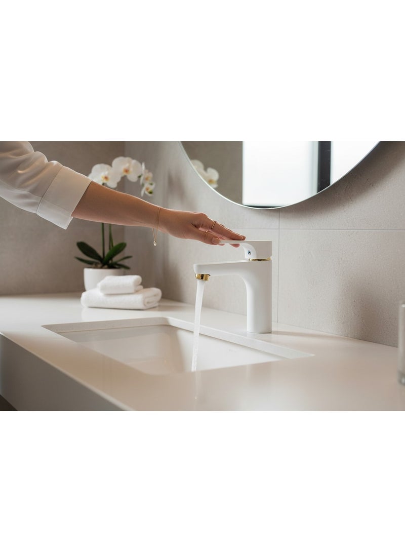 جي أس خلاط مغسلةابيض*زهبى - Image 4