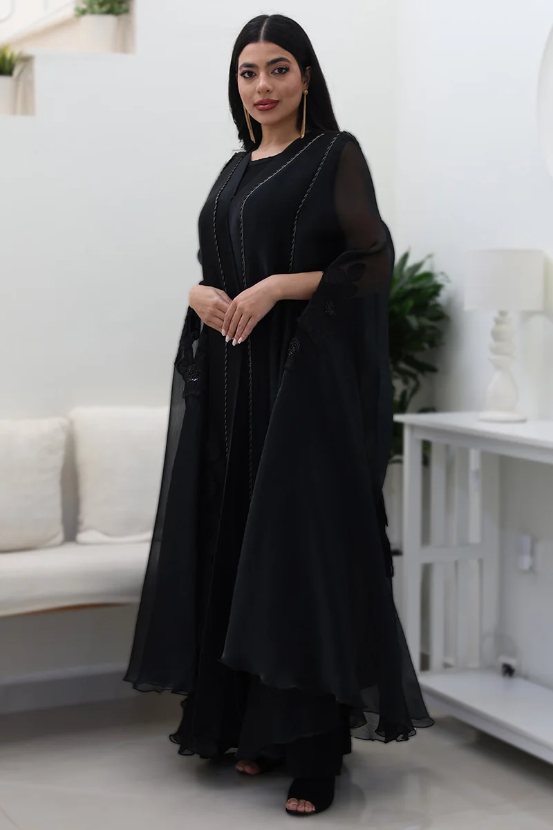 NUKHBAA Stunning Bloom Abaya-770