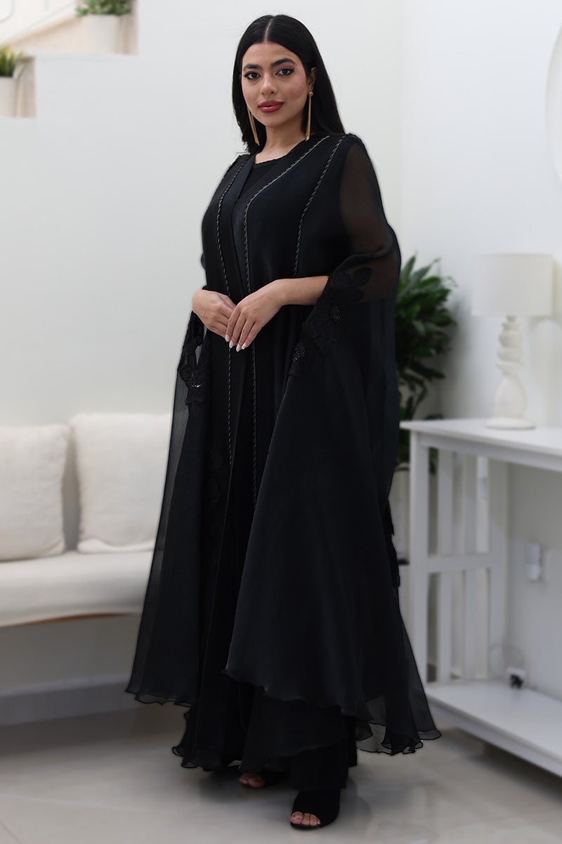 NUKHBAA Stunning Bloom Abaya-770 - Image 2