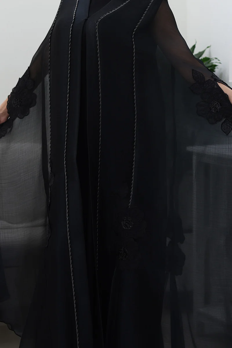 NUKHBAA Stunning Bloom Abaya-770