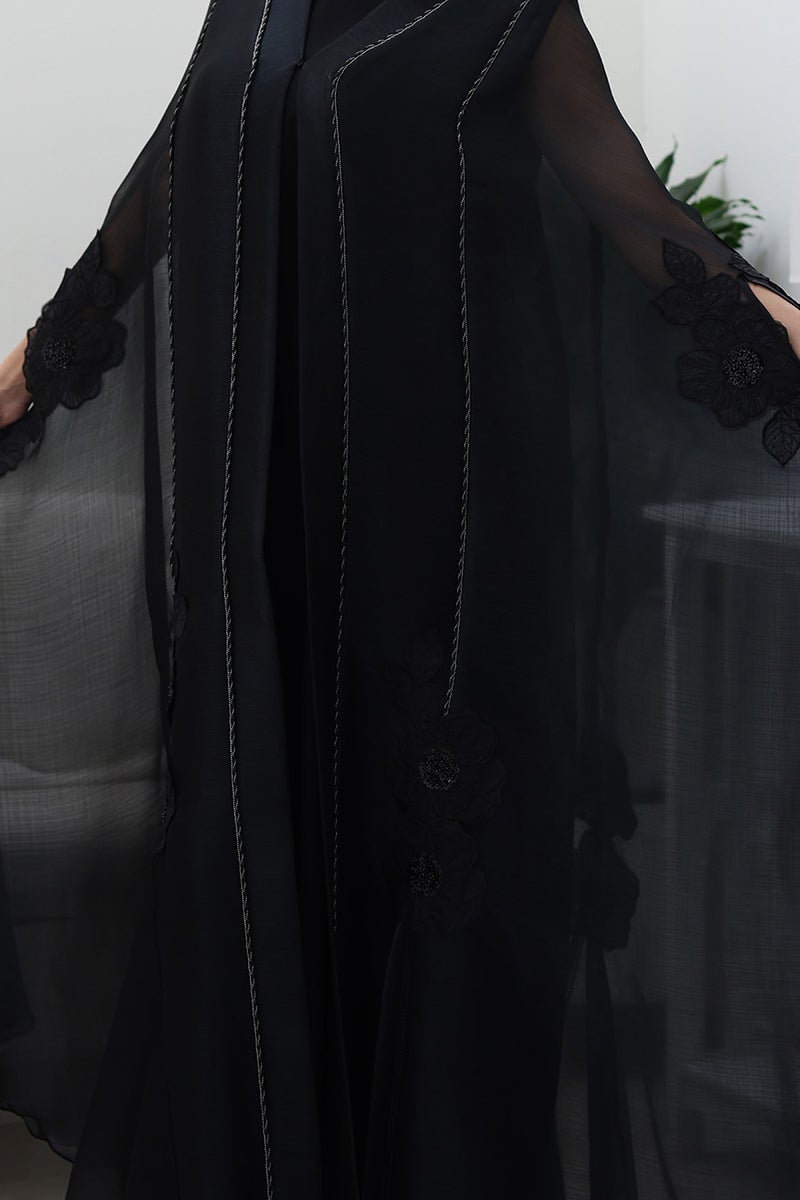NUKHBAA Stunning Bloom Abaya-770 - Image 3